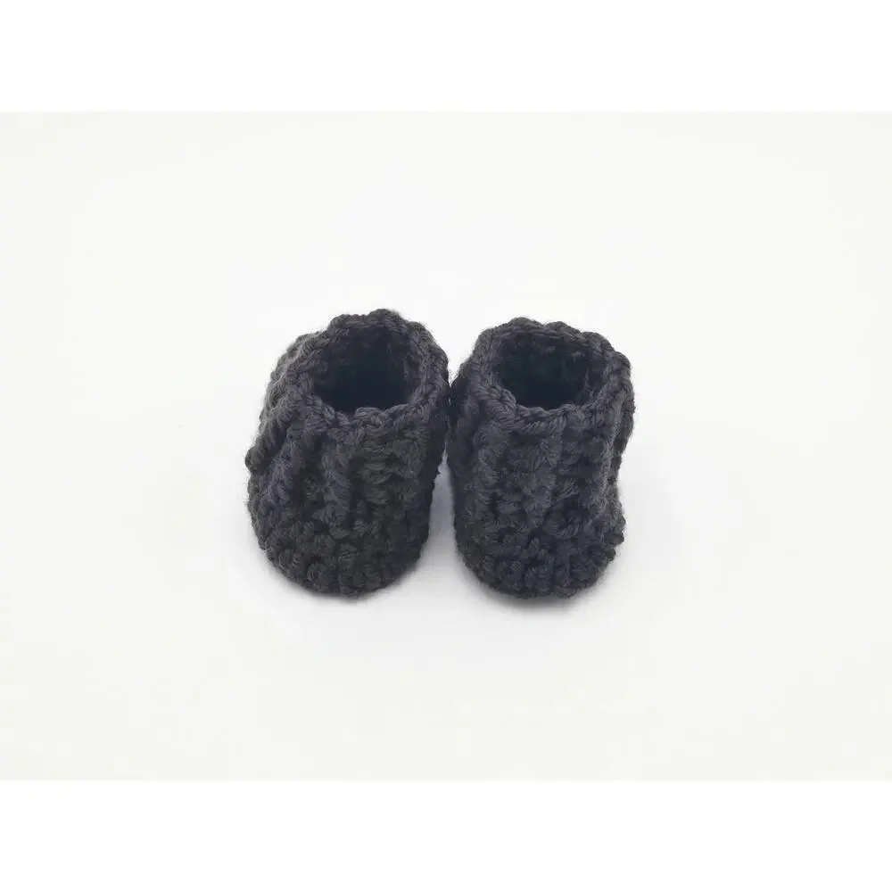 Crocheted Baby Booties – Newborn Shoes, Infant Gift, Neutral Baby Shower